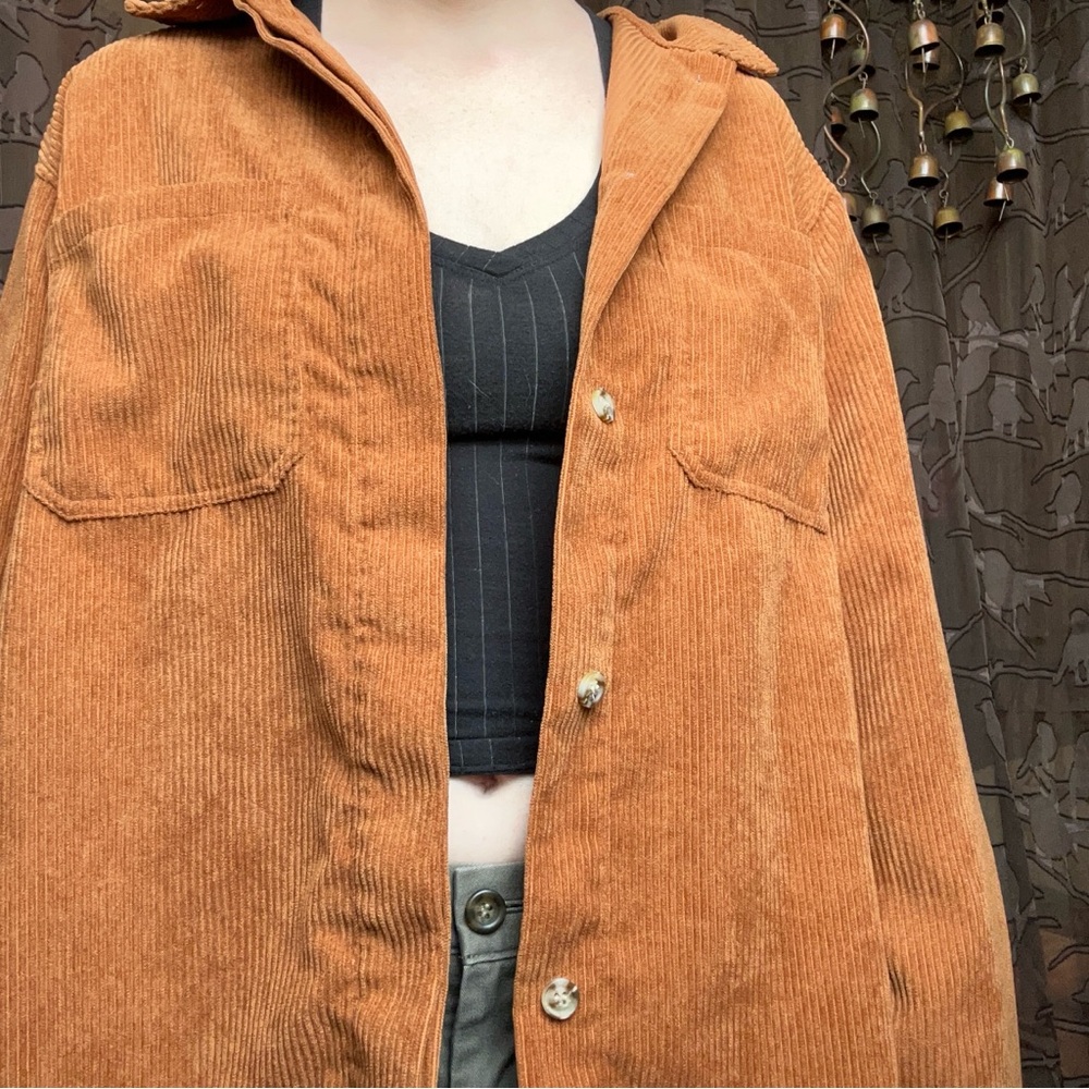 SHEIN Orange Utility Jacket